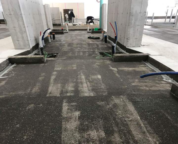 Rénovation de sol de commerce Drummondville 