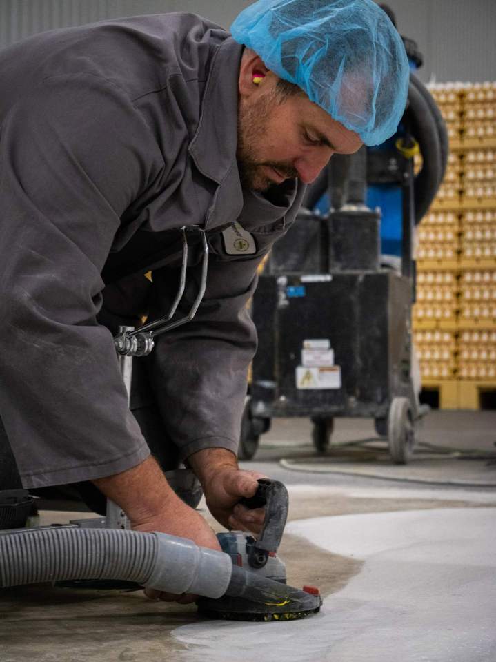 Sol en béton poli Drummondville